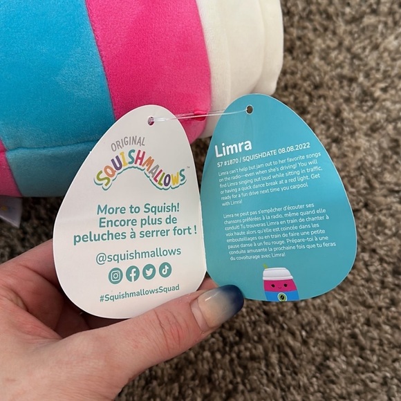 Squishmallow limra the latte 7” BNWT - Picture 5 of 6